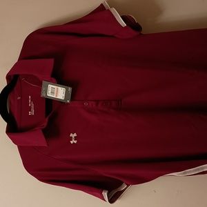 Under Armor Women's Burgundy Polo Top - 3x, NWT